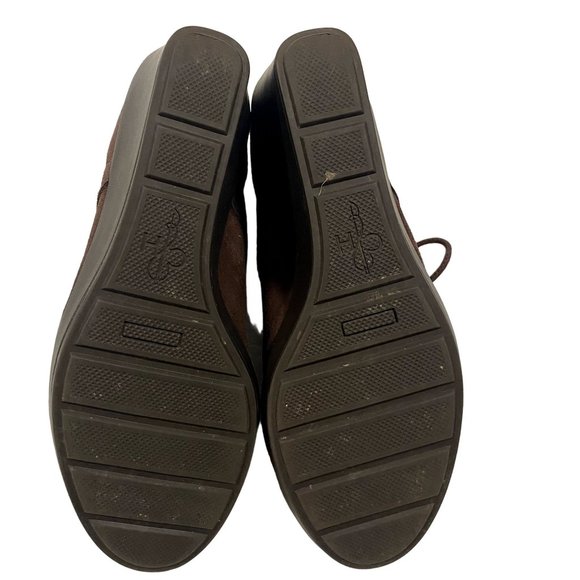 Cole‎ Haan Britt Chukka Brown Suede Wedge Bootie Size 9.5 - Picture 7 of 10